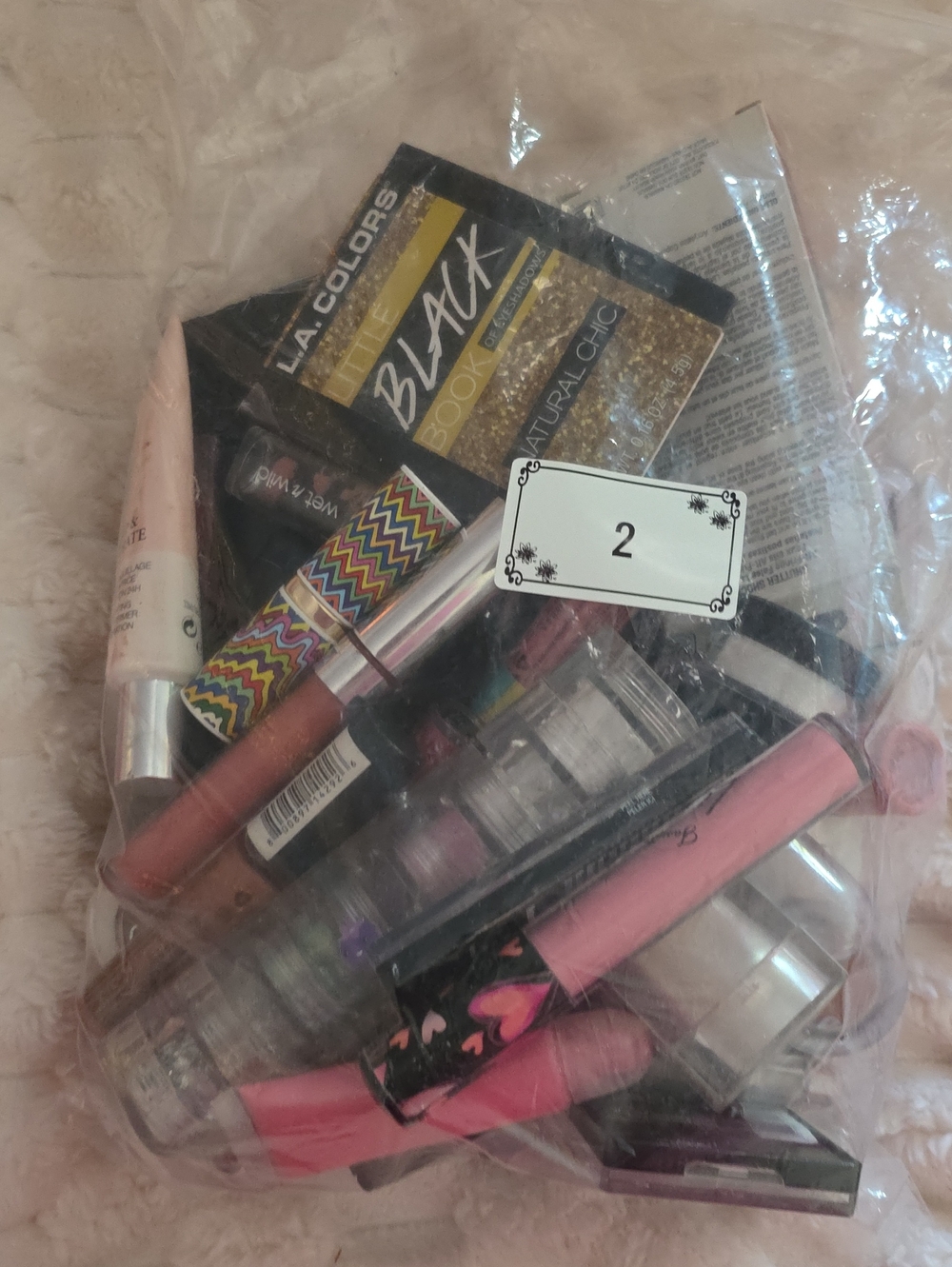 L.A. Colors Pink & Neutral Lip Gloss and Makeup Mix
